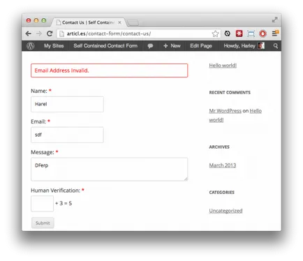 Facem formularul nostru de contact de pe WordPress de la sol în sus, totul despre WordPress