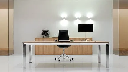 Интериорен дизайн офис мениджър мъж или жена, модерен дизайн регистрация