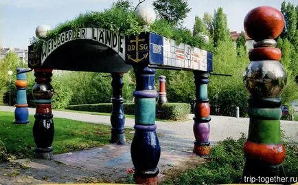 Hundertwasser-ház Bécs - utazás világ