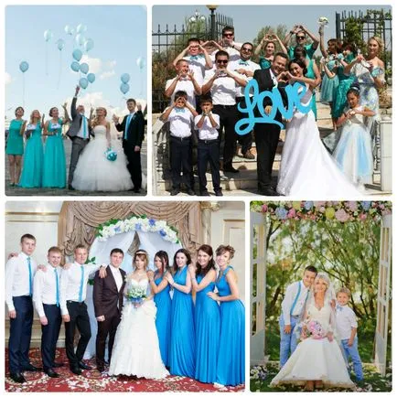 nunta albastru