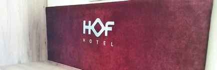 Hof szálloda kis szálloda egy nagy város