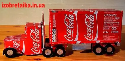 Truck dobozos Coca Cola - a termelés utasítás