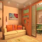 Interiorul camerei mici - o mare oportunitate într-un mic apartament