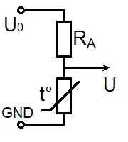 Măsurarea temperaturii folosind ntc avr termistorului microcontroler