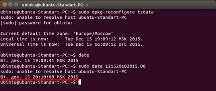 Hogyan változtassuk meg a dátumot és az időt Linux Ubuntu!