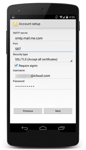 Cum de a crea e-mail de pe Apple iCloud Android-dispozitiv (manual) - ifixos