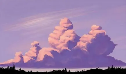 Cum de a desena un peisaj - cer și nori, ❤lessdraw❤