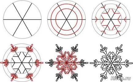 Как да се направи снежинка молив как да се направи стъпка по стъпка