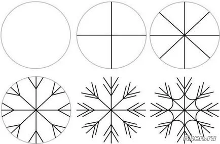 Как да се направи снежинка молив как да се направи стъпка по стъпка