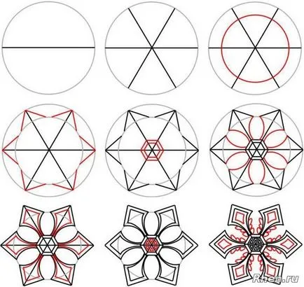 Как да се направи снежинка молив как да се направи стъпка по стъпка