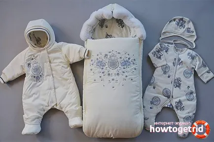 Как да се облича новороденото да се извлече зимата