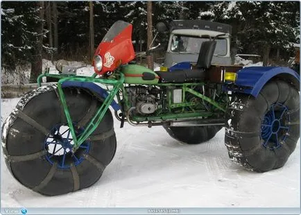 Hogyan készítsünk saját kezét mocsári buggy motorkerékpár ural