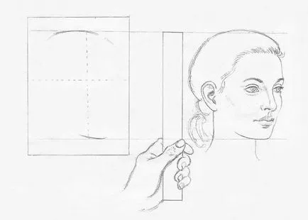 Как да се направи портрет от предната част с молив