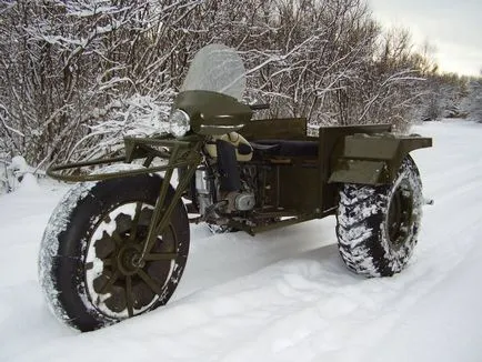 Hogyan készítsünk saját kezét mocsári buggy motorkerékpár ural