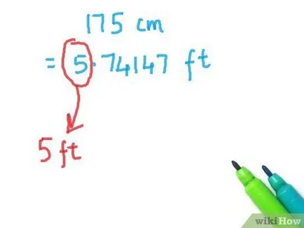 Cum de a transfera înălțimea de la centimetri în picioare