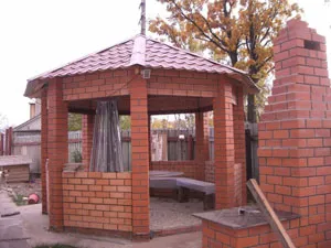 Hogyan építsünk egy pergola téglából kezük