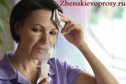Cum se utilizează un inhalator pentru a utiliza un nebulizator, problemele femeilor