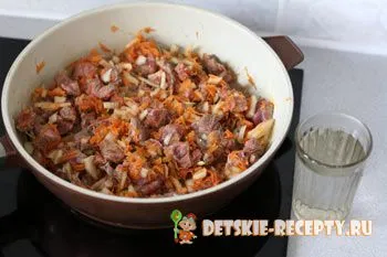 Как да се готви яхния със сос от говеждо месо рецепта със снимка, бебешки рецепти, кухня