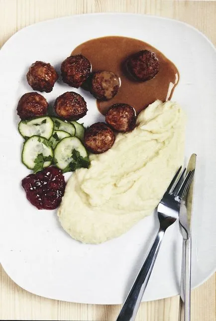 Főzni húsgombóc IKEA recept egy fotó