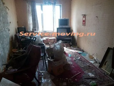 Cum este un apartament renovat gunoi