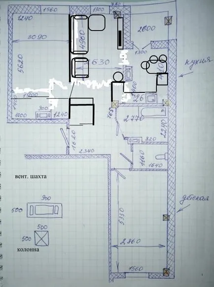 Cum de a planifica un apartament, idei pentru reparații