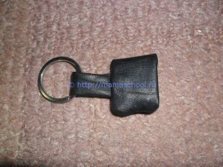 Cum sa faci un breloc, un master-class pentru a face Keychain pentru blană și piele cheile