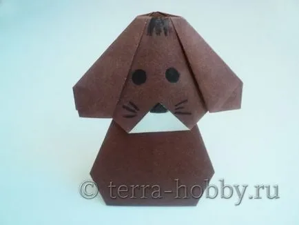 Как да направите оригами хартия куче за начинаещи два начина