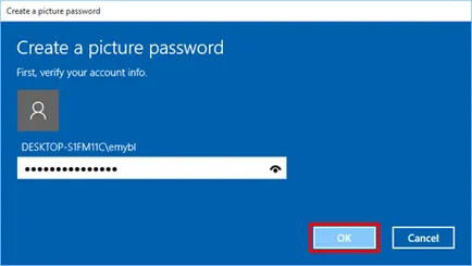 Cum de a crea - conectare cu cod PIN sau parola imagine în Windows 10