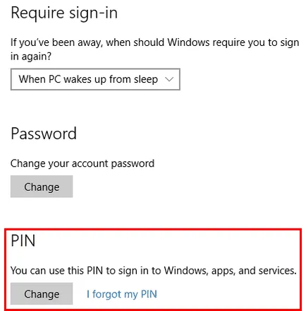 Cum de a crea - conectare cu cod PIN sau parola imagine în Windows 10