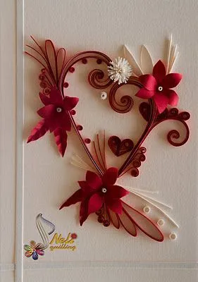 Hogyan készítsünk egy szív Valentin napon a szakmában - Quilling