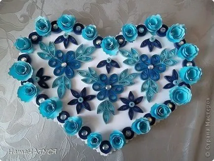 Hogyan készítsünk egy szív Valentin napon a szakmában - Quilling