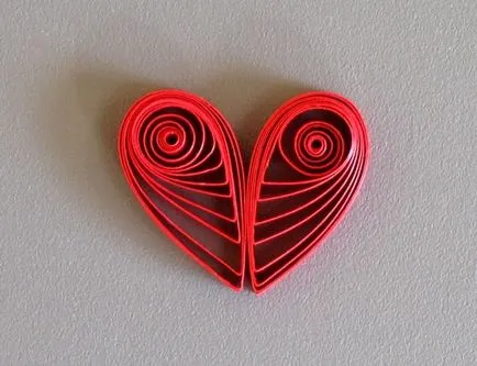 Cum sa faci o inima pe Ziua Îndrăgostiților în domeniu - Quilling