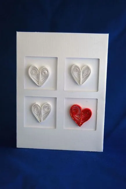 Hogyan készítsünk egy szív Valentin napon a szakmában - Quilling