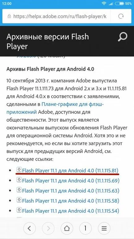 Cum se instalează Flash Player pe Android - descărcați un browser care acceptă flash player