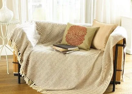 Cum de a alege o pătură pe canapea