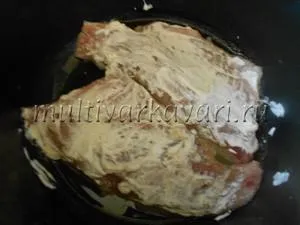 Carp párolt burgonya multivarka recept egy fotó