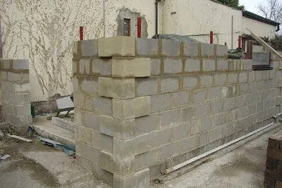 Зидани стени на сгурия блок технологии и характеристики на материала
