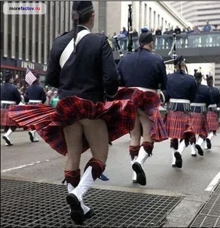Килт - мъже пола в Шотландия - един необичаен народна носия - морето на факти