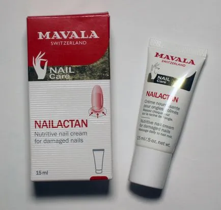 Crema de unghii pentru a restabili nailactan Mavala - decât Sunt unghiile de salvare