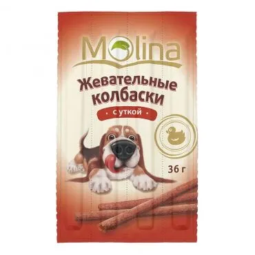 Купете лакомства и консерви Молина (Molina) на едро за кучета и котки, по-ниска цена в Москва -