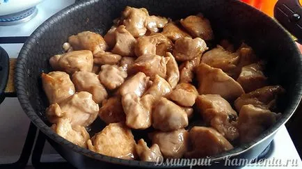 Пилешки гърди в соев сос с гъби рецепта със снимка