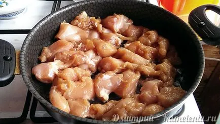 Пилешки гърди в соев сос с гъби рецепта със снимка
