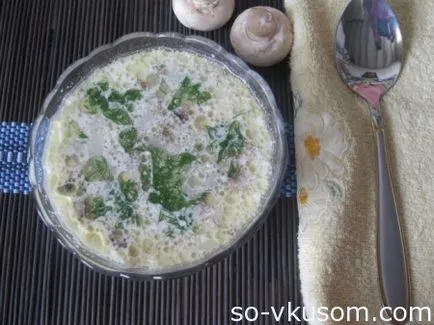 Пилешка супа с гъби и сметана рецепти със снимки