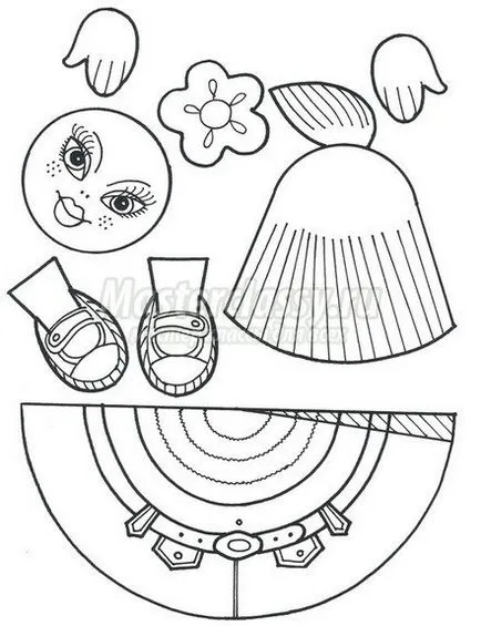Papírbaba saját kezével - master felkapott - mesterkurzusok az Ön számára