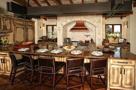 Кухня в испански стил интериорен дизайн с примери снимка