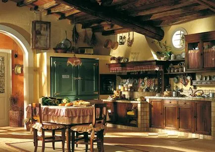 Kitchen spanyol stílusban - 19 fotó belsőépítészeti