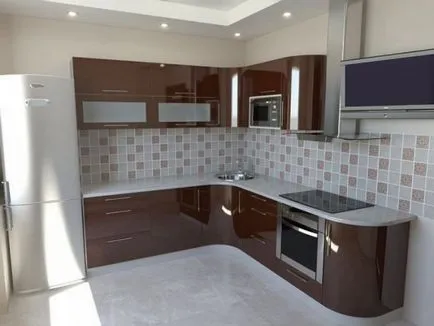 Kitchen csokoládé színű - 75 kép a legjobb ötletek tervezése