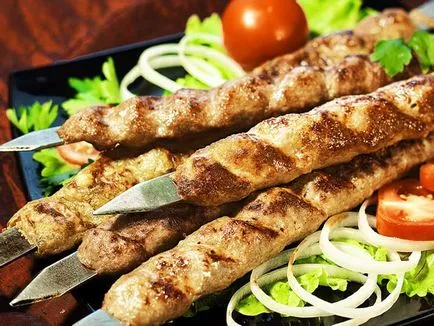 Lula Kebab de rețete de pui cu fotografii
