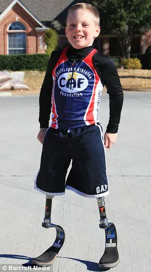 Boy a fogyatékos akarja nyerni aranyat a paralimpiai játékok fun!