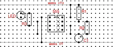 Prototípus kártyáján stripboard, hardver, adminstuff